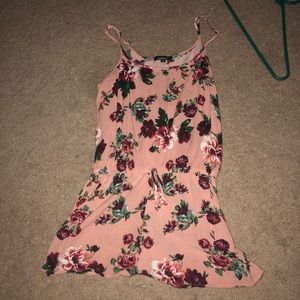 Pink floral romper 🌸